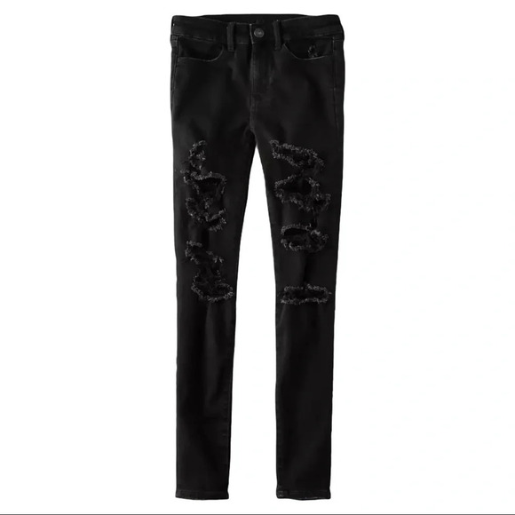 WJ15 Women’s American Eagle Super Stretch X Jegging Jeans 4 Regular - Picture 1 of 5